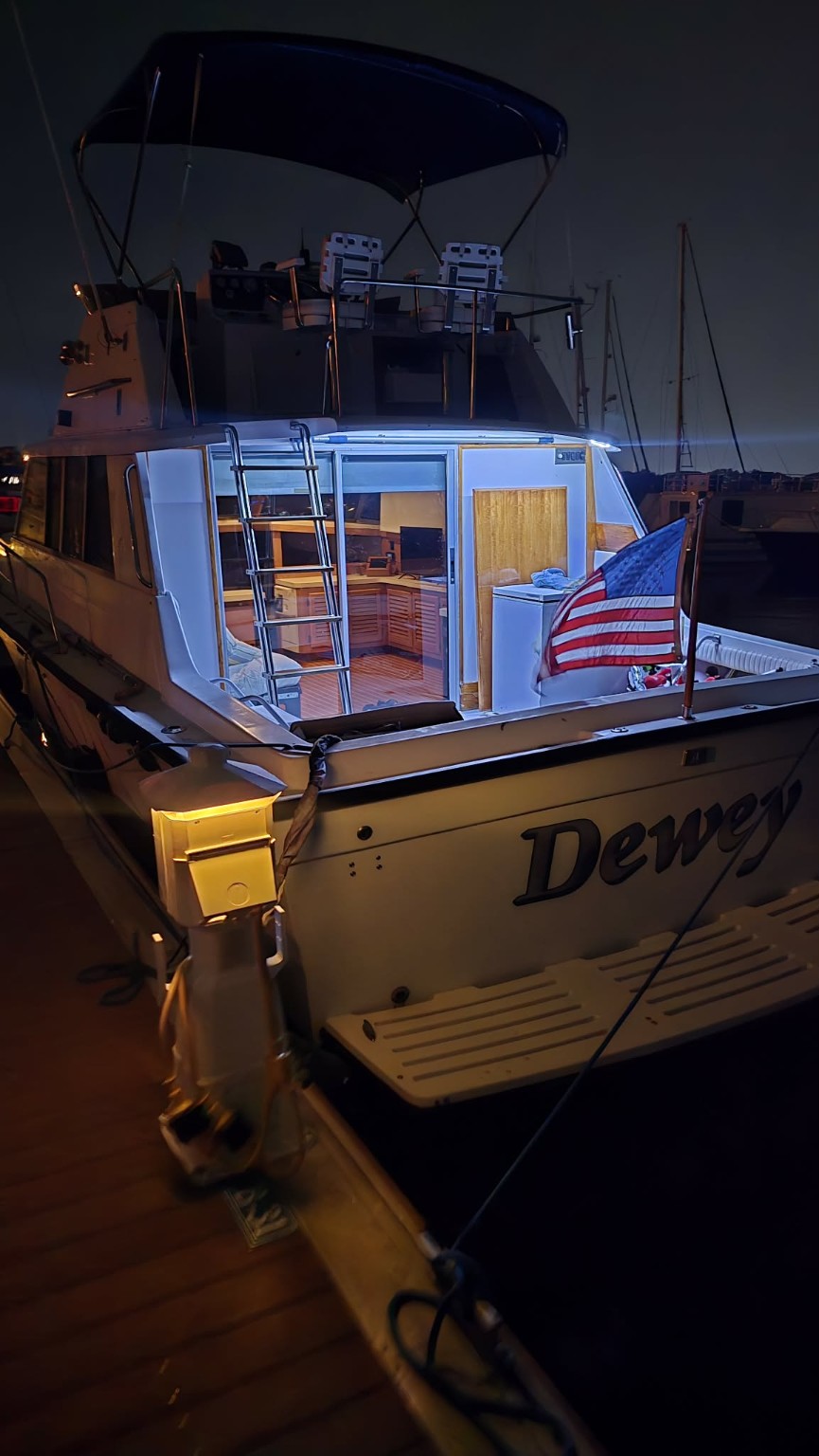 Anchored Inn at night